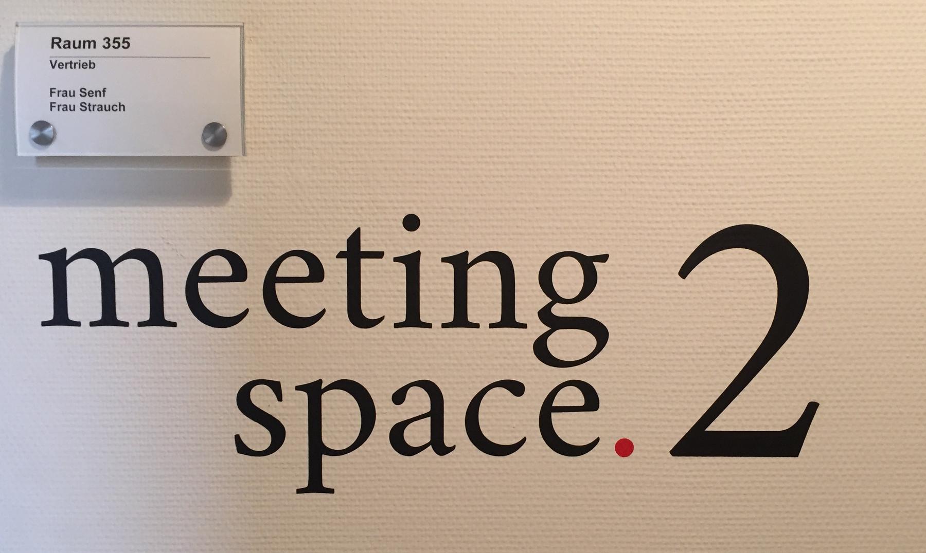 Meeting-Raum-Plakette