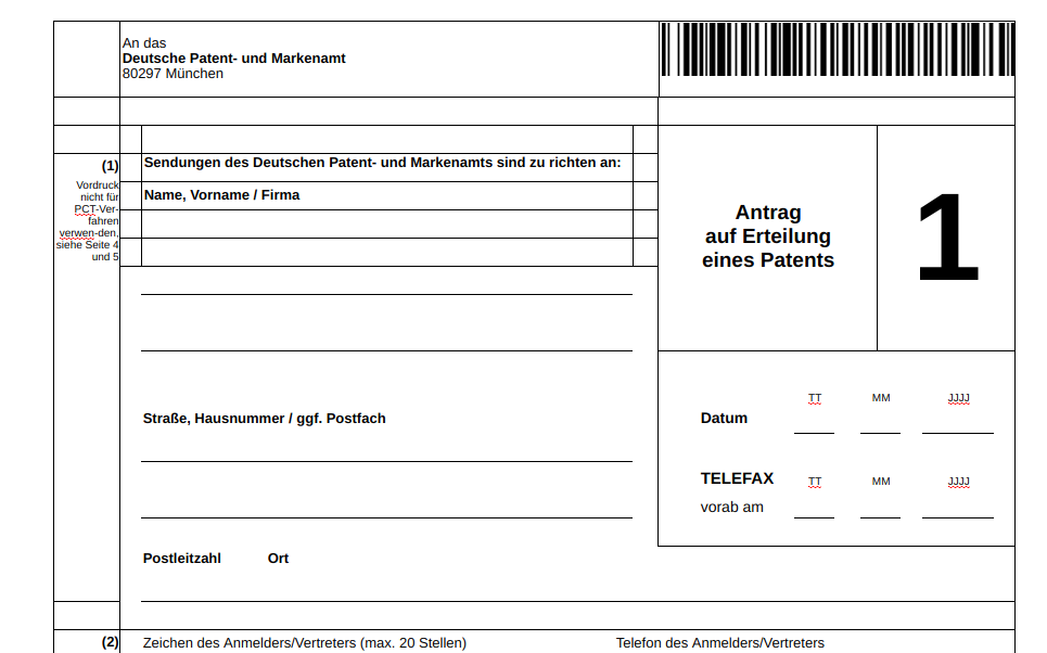 patent-anmelden