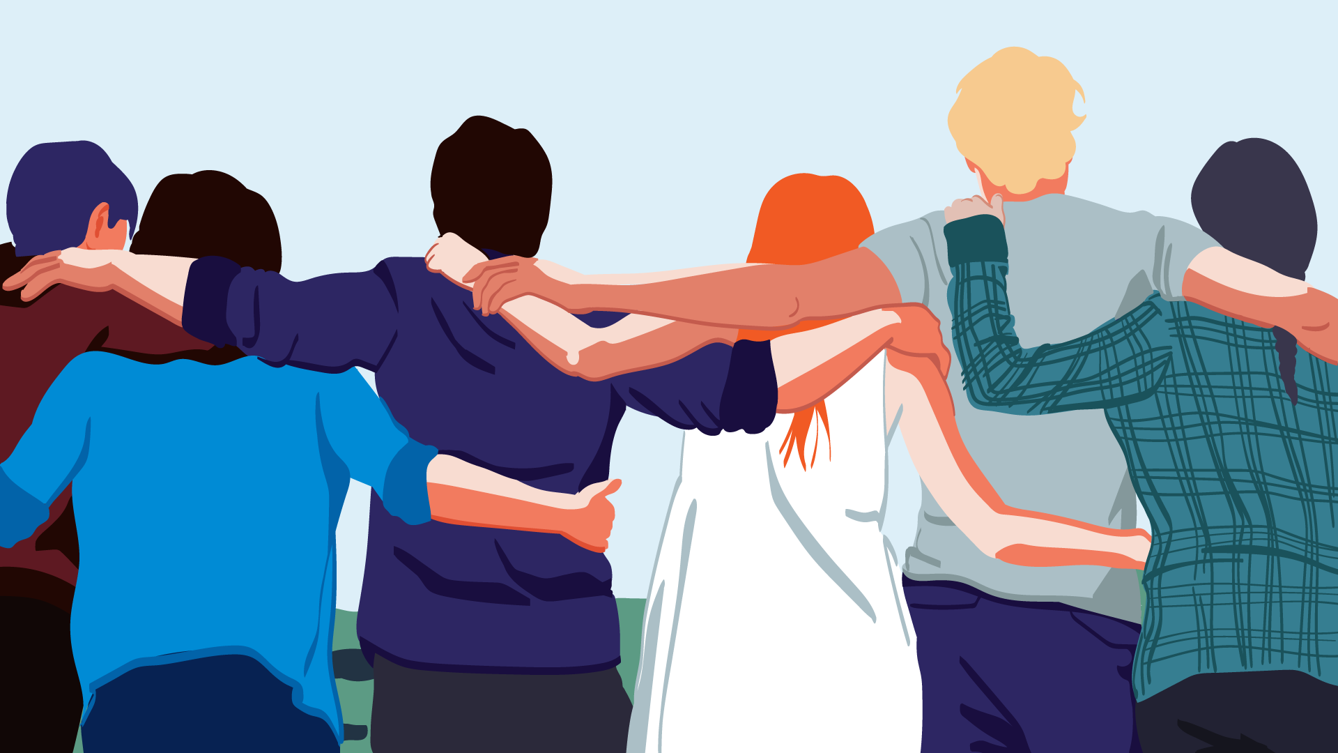 people hugging